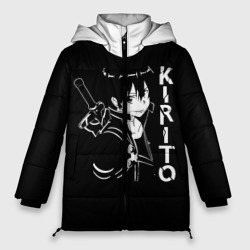 Женская зимняя куртка Oversize Kirito стилизованный