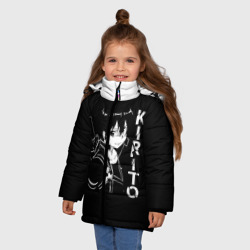 Зимняя куртка для девочек 3D Kirito стилизованный - фото 2