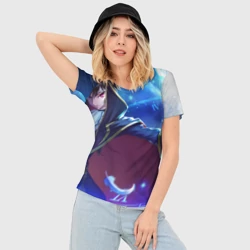 Женская футболка 3D Slim Лелуш Ламперуж - фото 2