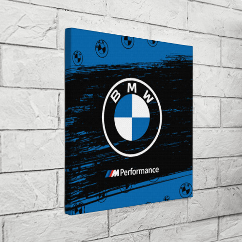 Холст квадратный BMW БМВ, цвет 3D печать - фото 3