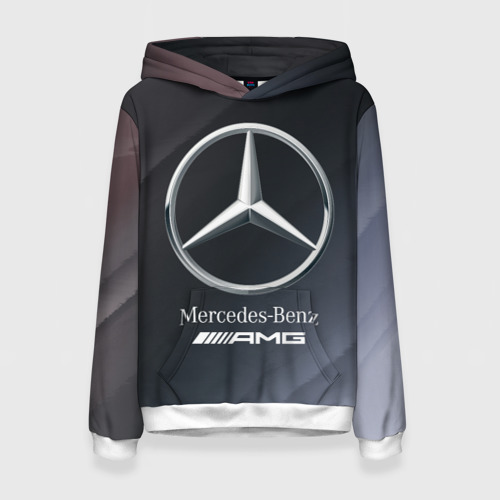 Женская толстовка 3D Mercedes Мерседес, цвет 3D печать