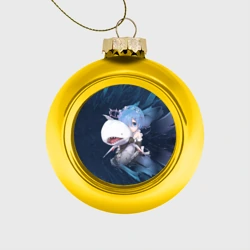 Ёлочный шар стеклянный/пластиковый Re: Zero. Жизнь с нуля