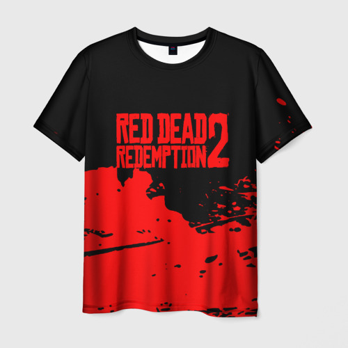 Мужская футболка 3D RED DEAD REDEMPTION 2