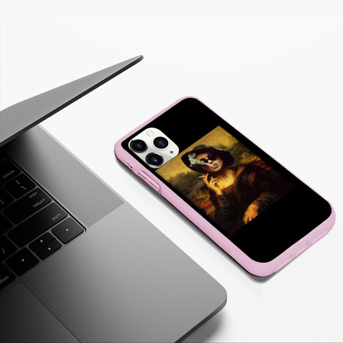Чехол для iPhone 11 Pro Max матовый JaKondA, цвет розовый - фото 5