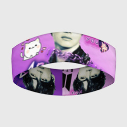 Повязка на голову 3D I purple you