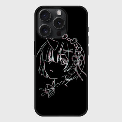 Чехол силиконовый для Apple iPhone 15 Pro матовый Re:Zero