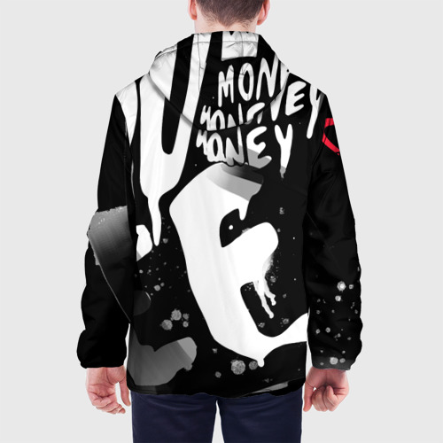 Мужская куртка 3D с принтом Money, money, вид сзади #2