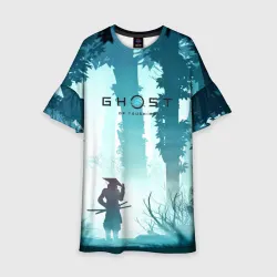Детское платье 3D Ghost of Tsushima