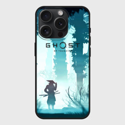 Чехол силиконовый для Apple iPhone 15 Pro матовый Ghost of Tsushima