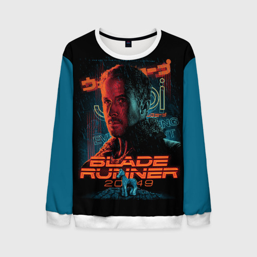 Мужской свитшот 3D+ Blade Runner 2049