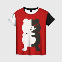 Женская футболка 3D+ Monokuma стилизованный