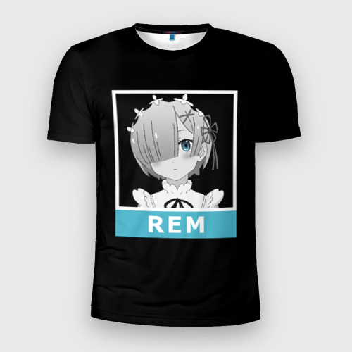 Мужская футболка 3D Slim Рем, цвет 3D печать