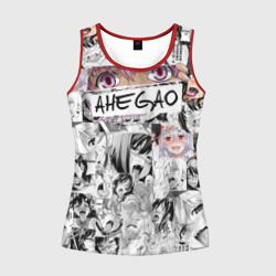 Женская майка 3D Ахегао girls anime pattern