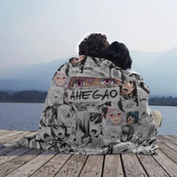 Плед 3D Ахегао girls anime pattern - фото 2