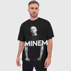 Мужская футболка oversize 3D Eminem - фото 2