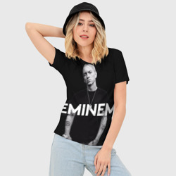 Женская футболка 3D Slim Eminem - фото 2
