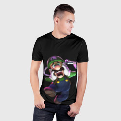 Мужская футболка 3D Slim Mario - фото 2