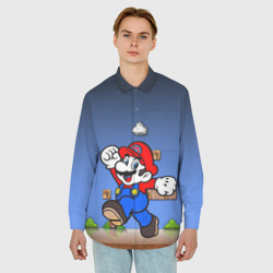 Мужская рубашка oversize 3D Mario - фото 2