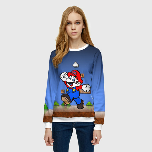 Женский свитшот 3D Mario, цвет 3D печать - фото 3