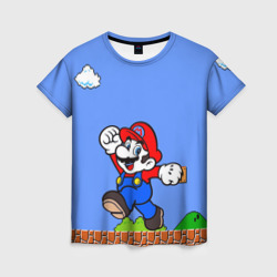 Женская футболка 3D Mario