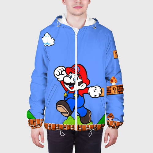 Мужская куртка 3D Mario, цвет 3D печать - фото 4
