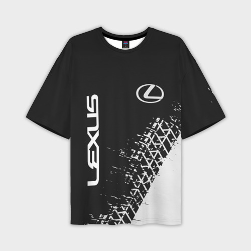 Мужская футболка oversize 3D Lexus Лексус