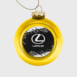 Стеклянный ёлочный шар Lexus Лексус