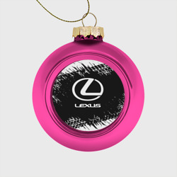 Стеклянный ёлочный шар Lexus Лексус