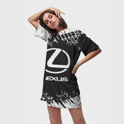 Платье-футболка 3D Lexus Лексус - фото 2