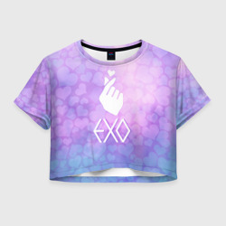 Женская футболка Crop-top 3D Exo