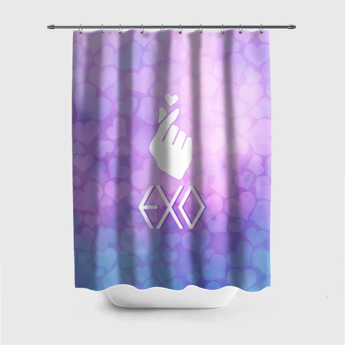 Штора 3D для ванной Exo