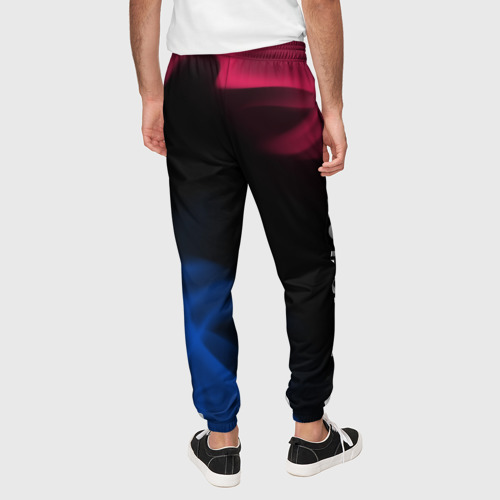 Мужские брюки 3D с принтом BARCELONA / БАРСЕЛОНА, вид сзади #2
