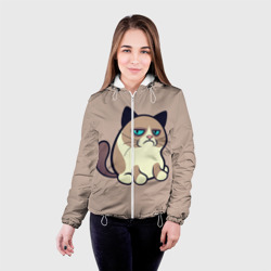 Женская куртка 3D Великий Grumpy Cat - фото 2