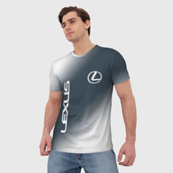 Мужская футболка 3D Lexus Лексус - фото 2