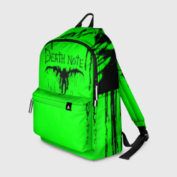 Рюкзак 3D Death Note logo black and green