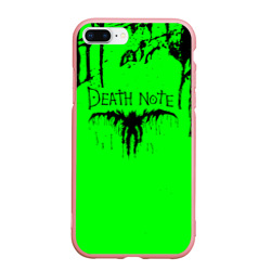 Чехол для iPhone 7Plus/8 Plus матовый Death Note logo black and green