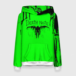 Женская толстовка 3D Death Note logo black and green