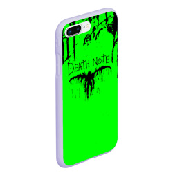 Чехол для iPhone 7Plus/8 Plus матовый Death Note logo black and green - фото 2