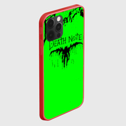 Чехол для iPhone 12 Pro Max Death Note logo black and green - фото 2