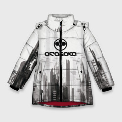 Зимняя куртка для девочек 3D Cyberpunk 2077 Arasaka