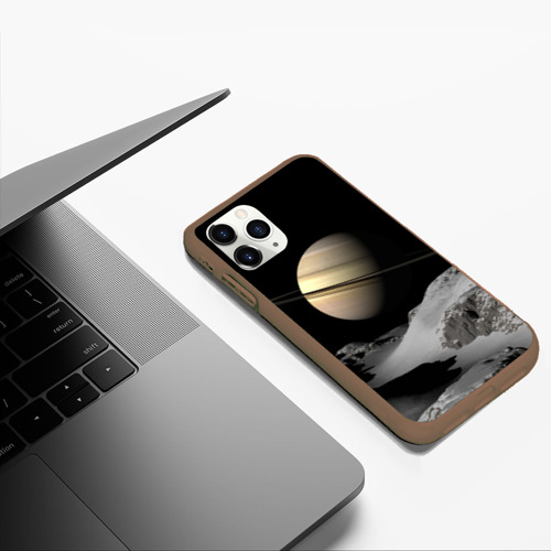 Чехол для iPhone 11 Pro Max матовый с принтом Saturn, фото #5