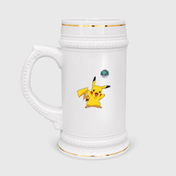 Кружка пивная Pokemon Pikachu 1