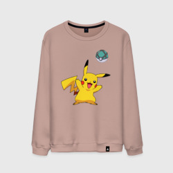 Мужской свитшот хлопок Pokemon Pikachu 1