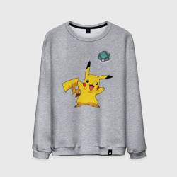 Мужской свитшот хлопок Pokemon Pikachu 1