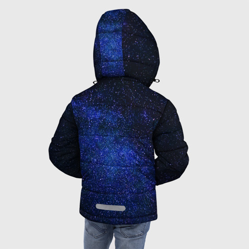 Зимняя куртка для мальчиков 3D Космос, цвет черный - фото 4
