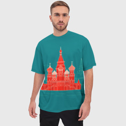 Мужская футболка oversize 3D Москва - фото 2