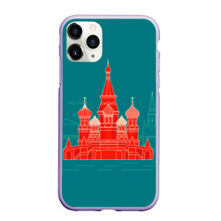 Чехол для iPhone 11 Pro матовый Москва