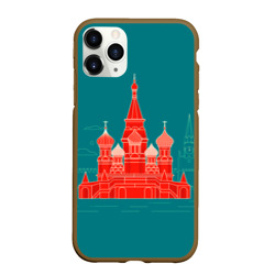 Чехол для iPhone 11 Pro Max матовый Москва