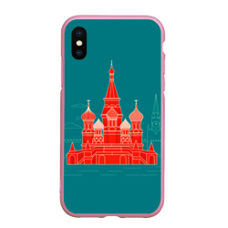 Чехол для iPhone XS Max матовый Москва