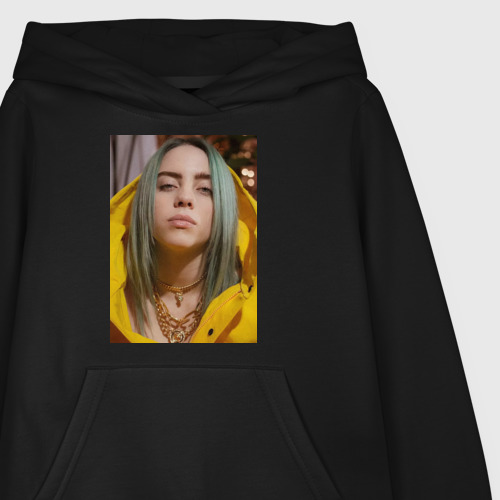 Детская толстовка хлопок Билли Айлиш Billie Eilish, цвет черный - фото 3